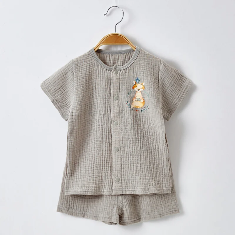 Grey sets Детская одежда для девочек для комплекты для новорожденных мальчиков хлопковый креп детские летние топы Шорты Детские комплект для мальчиков для девочек детская одежда одежда для новорожденных боди для малышей топ bebe - Цвет: Grey sets