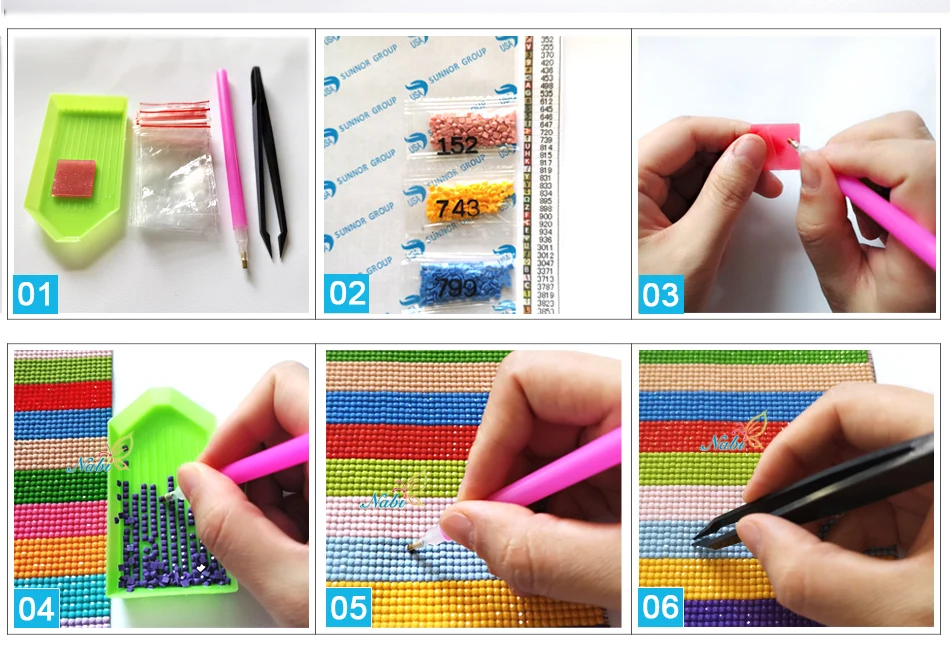 NABI DIY 5D алмазная вышивка продажа пейзаж полный квадратный живопись Комплект