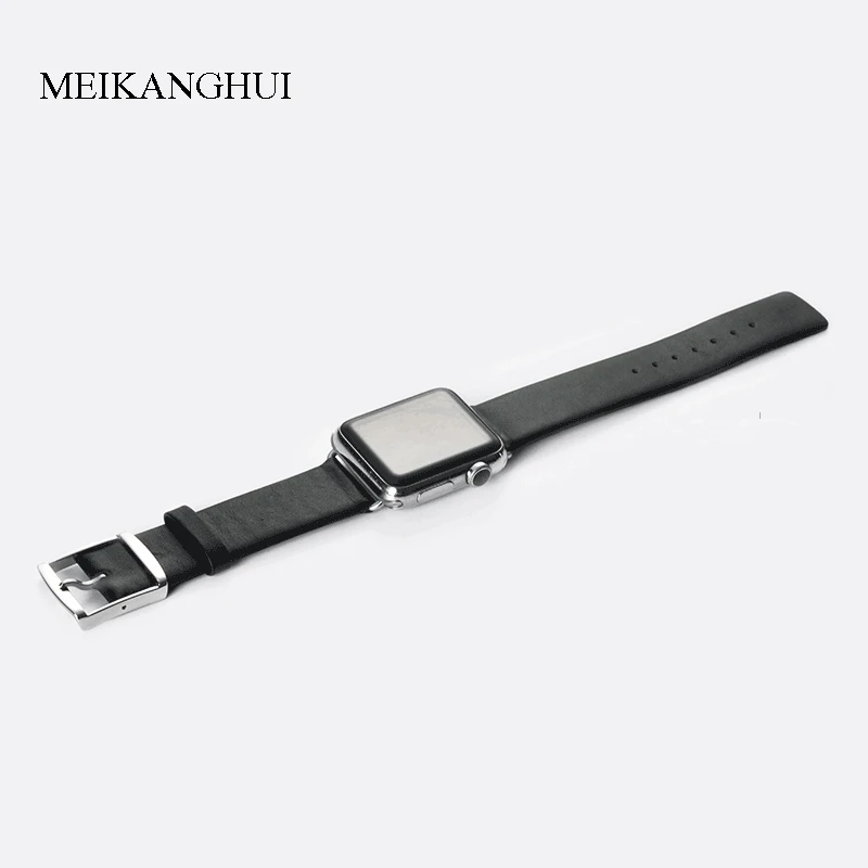 Ремешок для часов MEIKANGHUI из натуральной кожи Подходит всех Apple Watch Series 1-2 iWatch