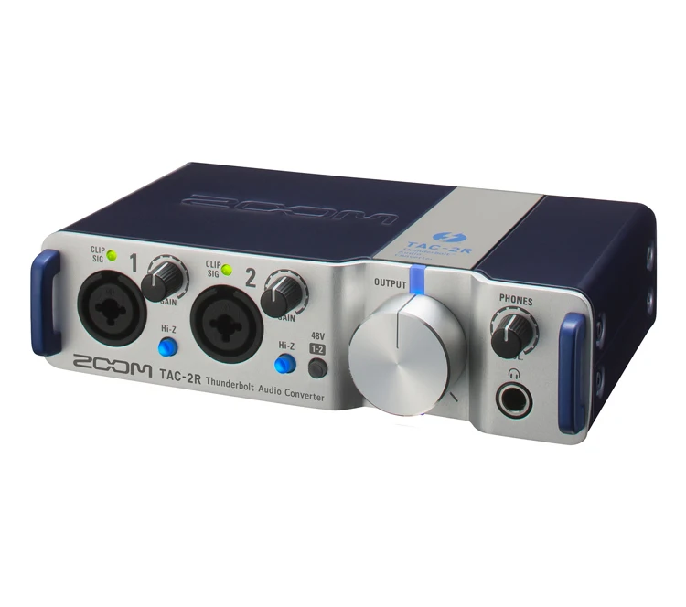 Зум TAC2R TAC-2R Thunderbolt аудио конвертер 2 В/2-out высокая скорость Thunderbolt аудио интерфейс звуковая карта