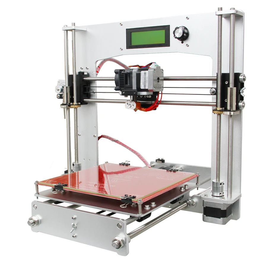Geeetech все алюминиевые 3d принтер DIY Kit Высокая точность Reprap Prusa i3 с бесплатным