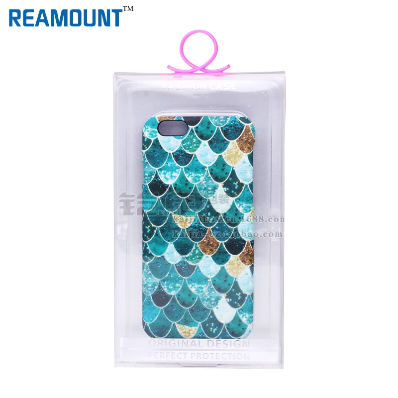 Оригинальный Дизайн красочные Вешалка Прозрачная Упаковка для iPhone 7 Чехол Plus