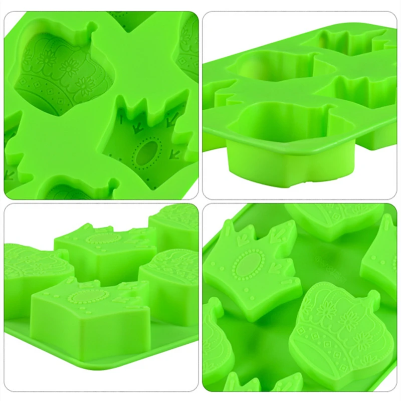 Корона для шоколада из силикона в форме пресс форма торта печенье с жидкой