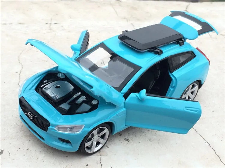 Высокая модель автомобиля, 1:32 Масштаб сплава оттягивать назад VOLVO XC автомобиль, 4 открытой двери