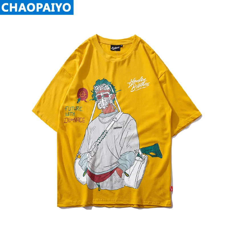 CHAOPAIYO/Летняя модная мужская одежда с короткими рукавами и рисунком из