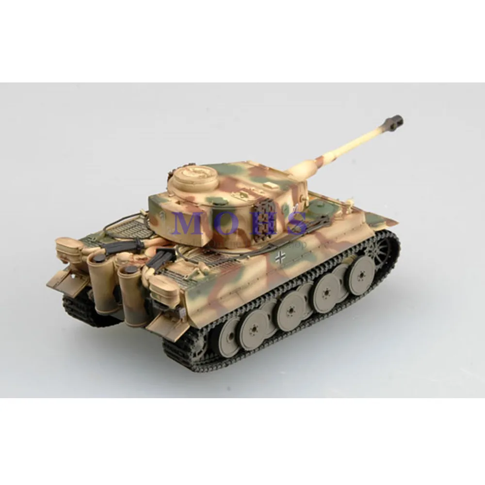 EASY MODEL 36211 1/72 Assembled Model Scale Finished Miniature Military Tank Tiger 1 (Early)-sPzAbt.508 Italy |