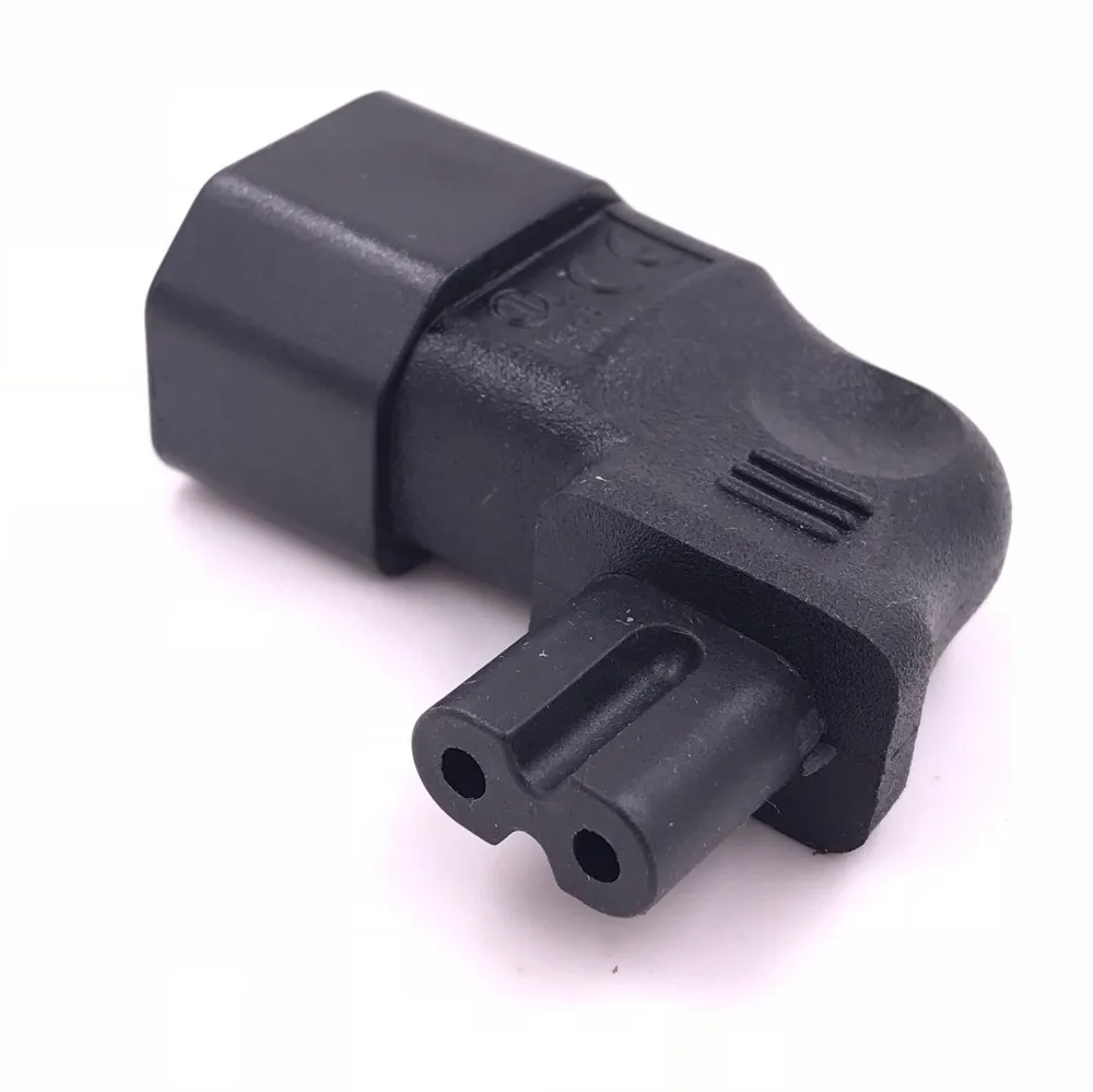 IEC 320 C13 к C7 Угловые Подключите адаптер C8 C14 3pin штекерным 2pin женский changer WA-0148 |