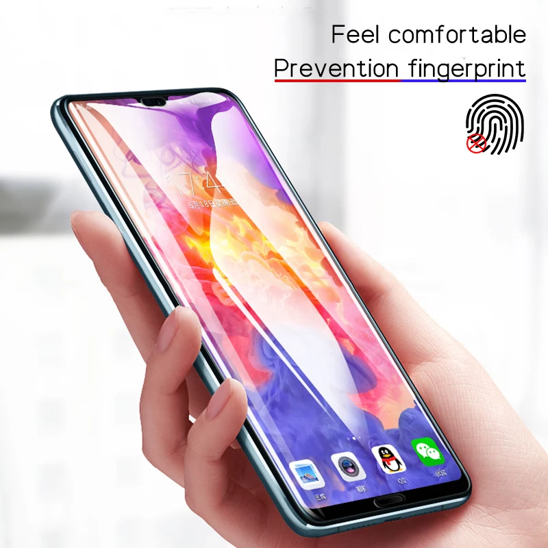 Закаленное стекло 9D с полным приклеиванием для Huawei P30 lite p20 pro защитное huawey p 20 30