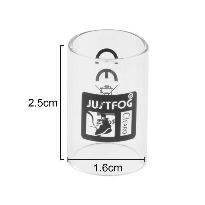 5 шт./лот Justfog Q16 бак стеклянная трубка электронные сигареты замена Pyrex стекло Olny