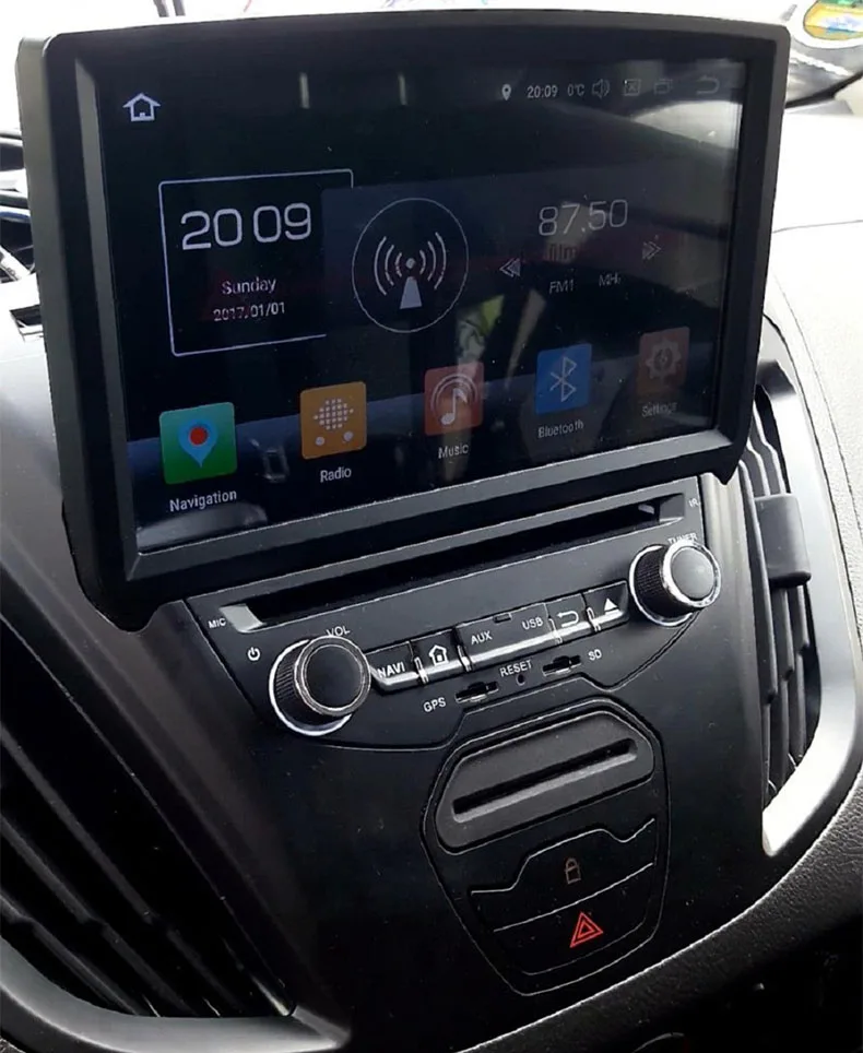 8 &quotandroid 10 автомобильный аудио плеер для ford Transit Custom 2016 2017 с gps navi Аудио встроенный