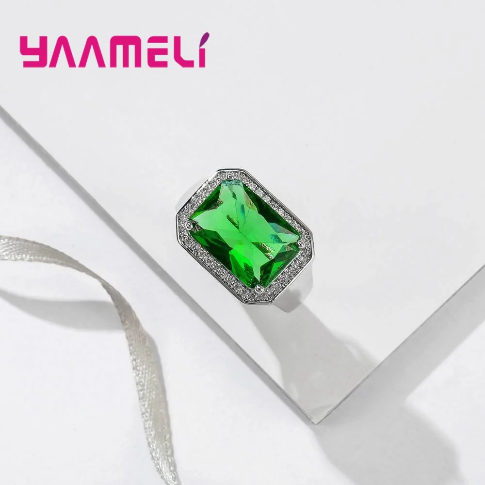 100% 925 пробы серебряные кольца на палец для мужчин мальчиков ювелирные изделия с