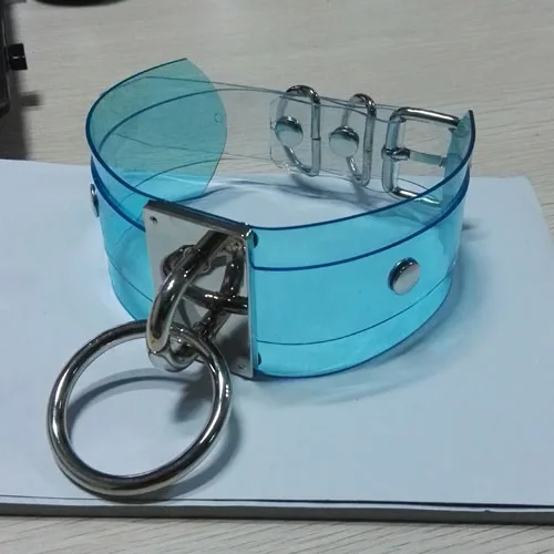 100% Handmade Clear Vinyl Choker Pink Purple Harajuku Cute Kawaii Layered O Round PVC Collar Necklace | Украшения и аксессуары