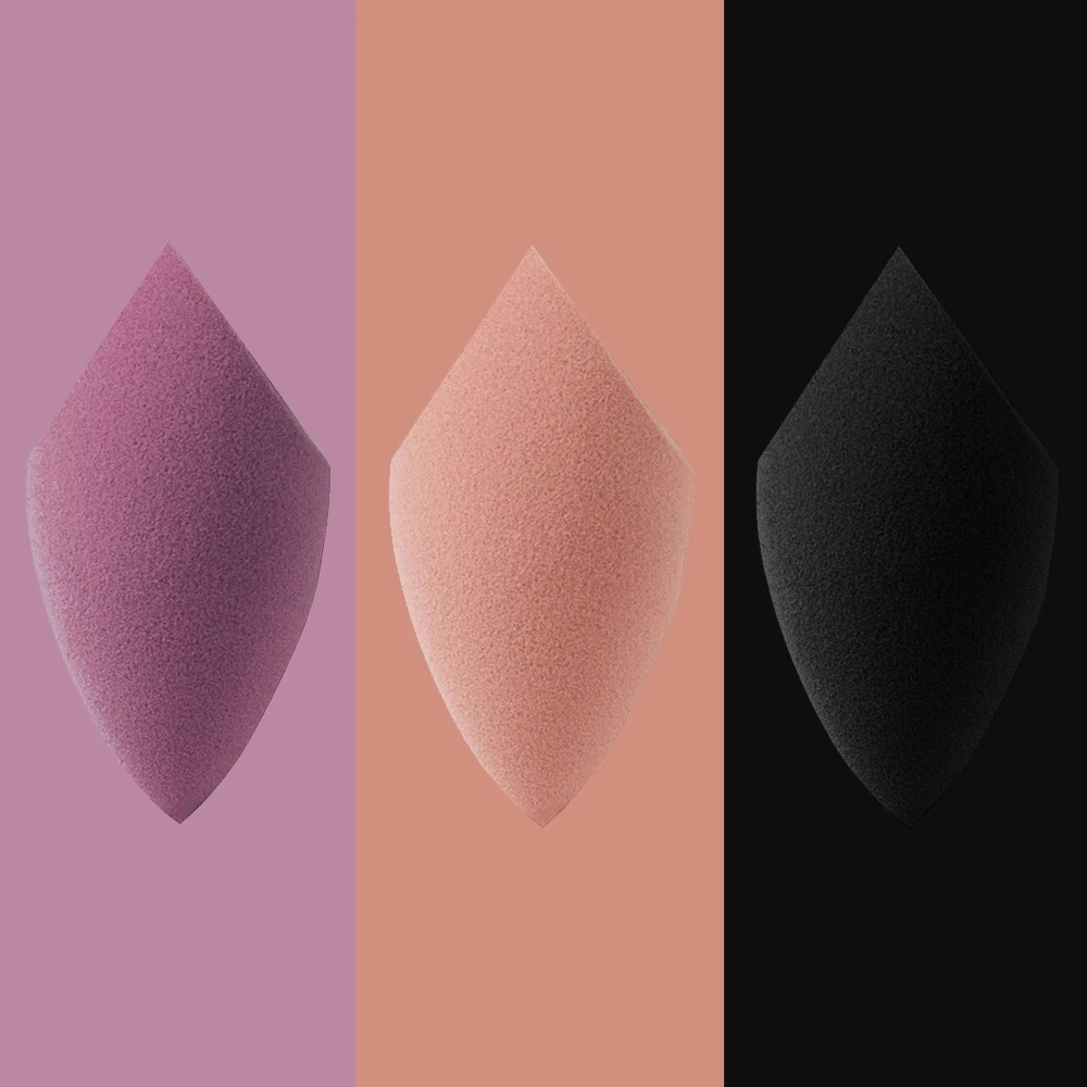 3d губка для макияжа bdbeauty блендеры три разных цвета ультрамягкие без латекса