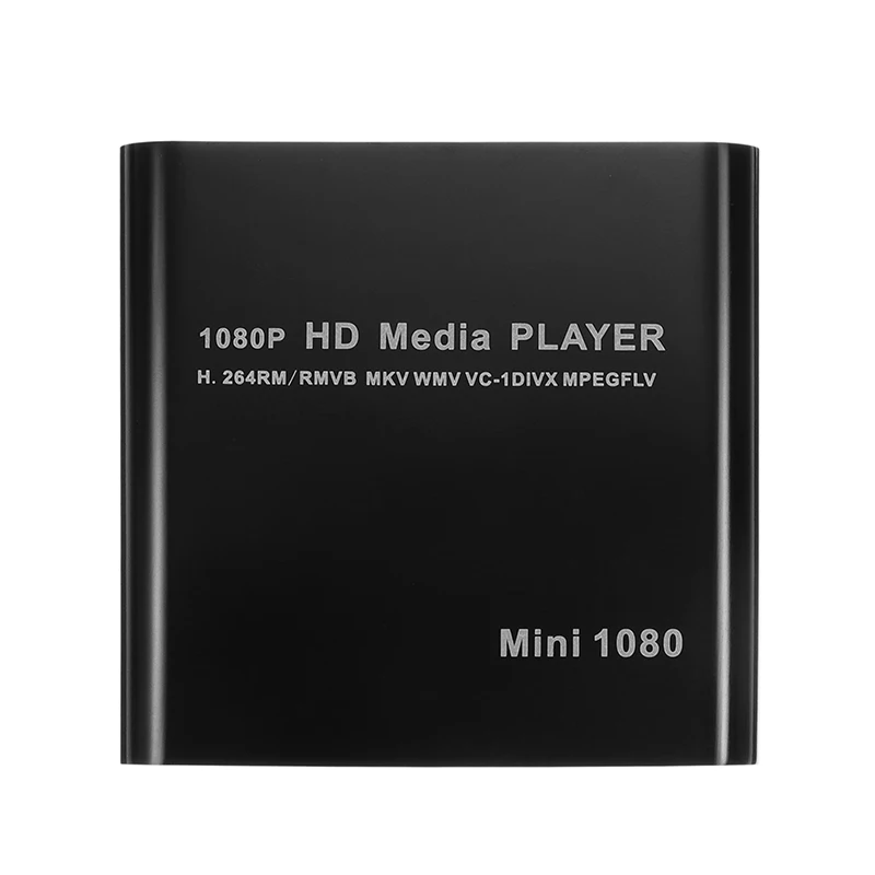 LEORY Mini HDD медиаплеер 1920*1080P HDMI-совместимый AV USB хост Full HD с SD MMC кардридером