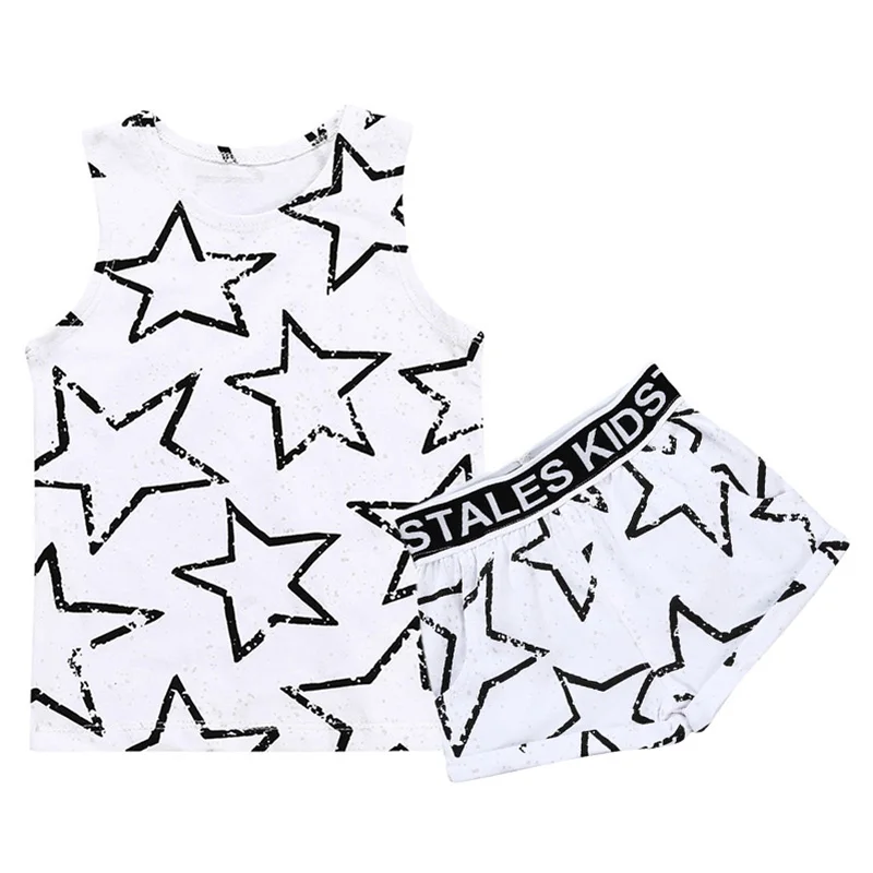 RT-237 Summer clothes for kids Set of cotton T-shirt Pants vest suit Clothes little boys and girls 0-24m Lovely Brand suits | Детская