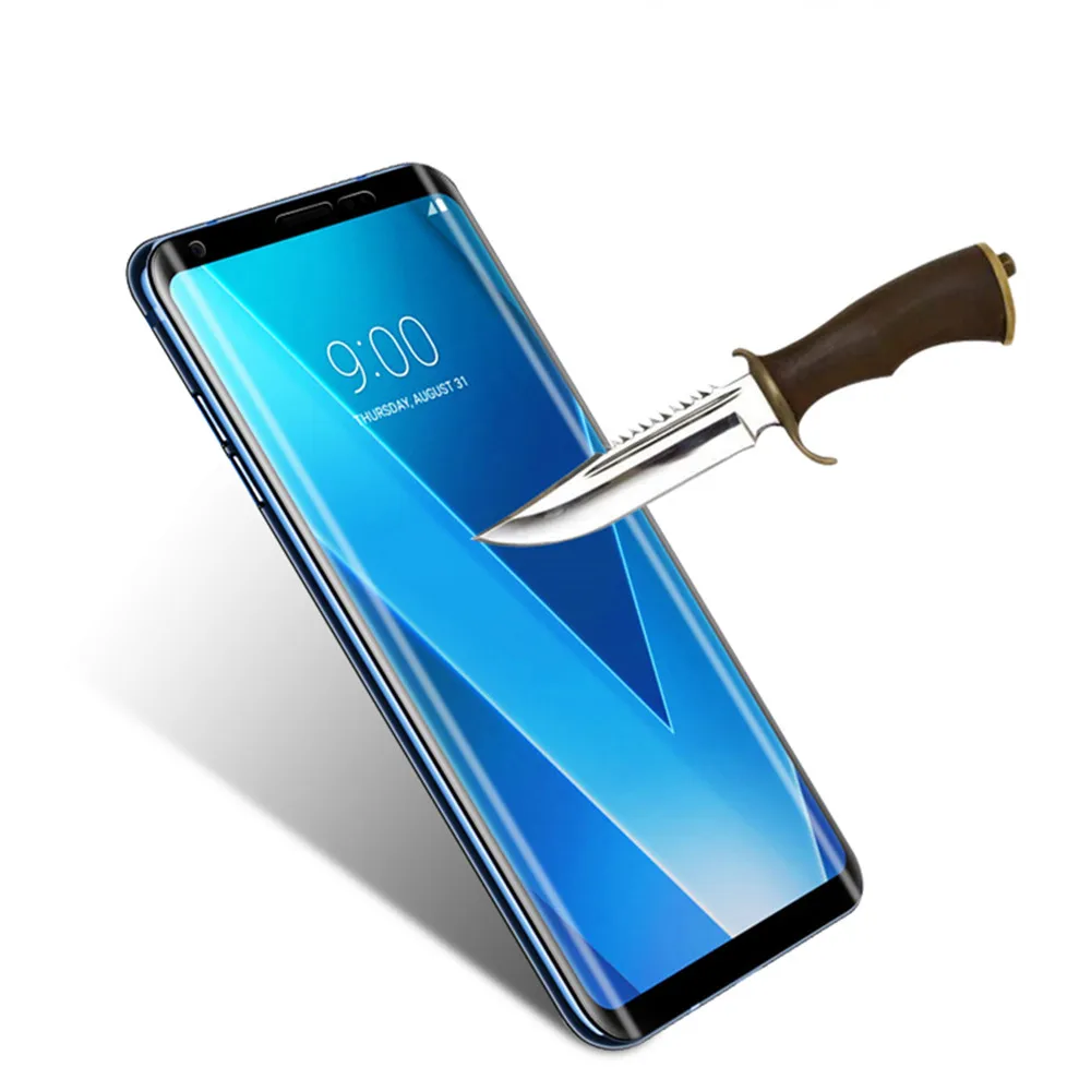 Закаленное стекло с полным покрытием для LG V30 Защитная пленка экрана Plus H930 H930DS H933