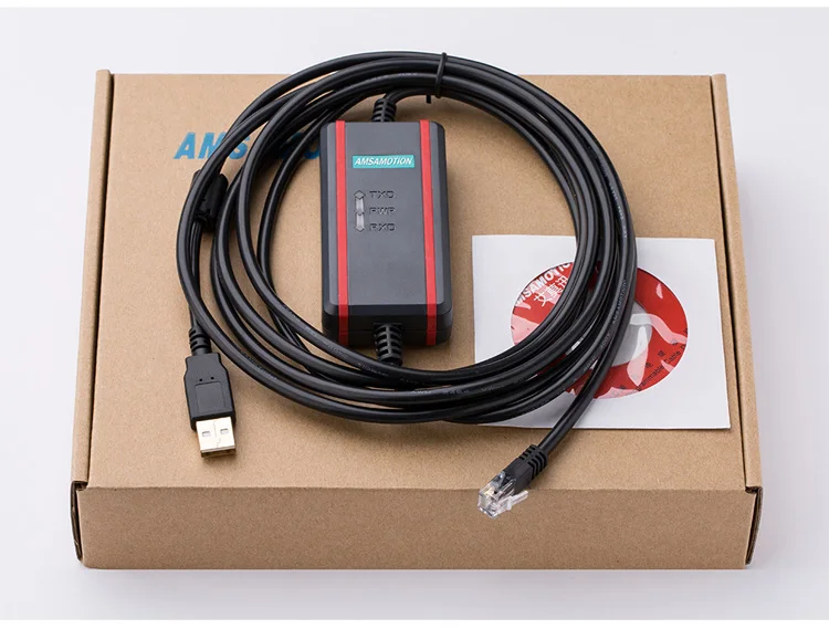 D2-DSCBL-USB подходящий Кабель для программирования серии USB PLC USB-RJ12