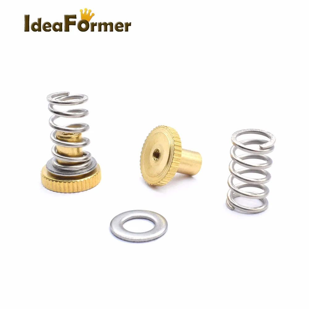 Запчасти для 3D-принтера IdeaFormer UM2 ULTIMAKER 2 регулировочных гайки + пружины плоские