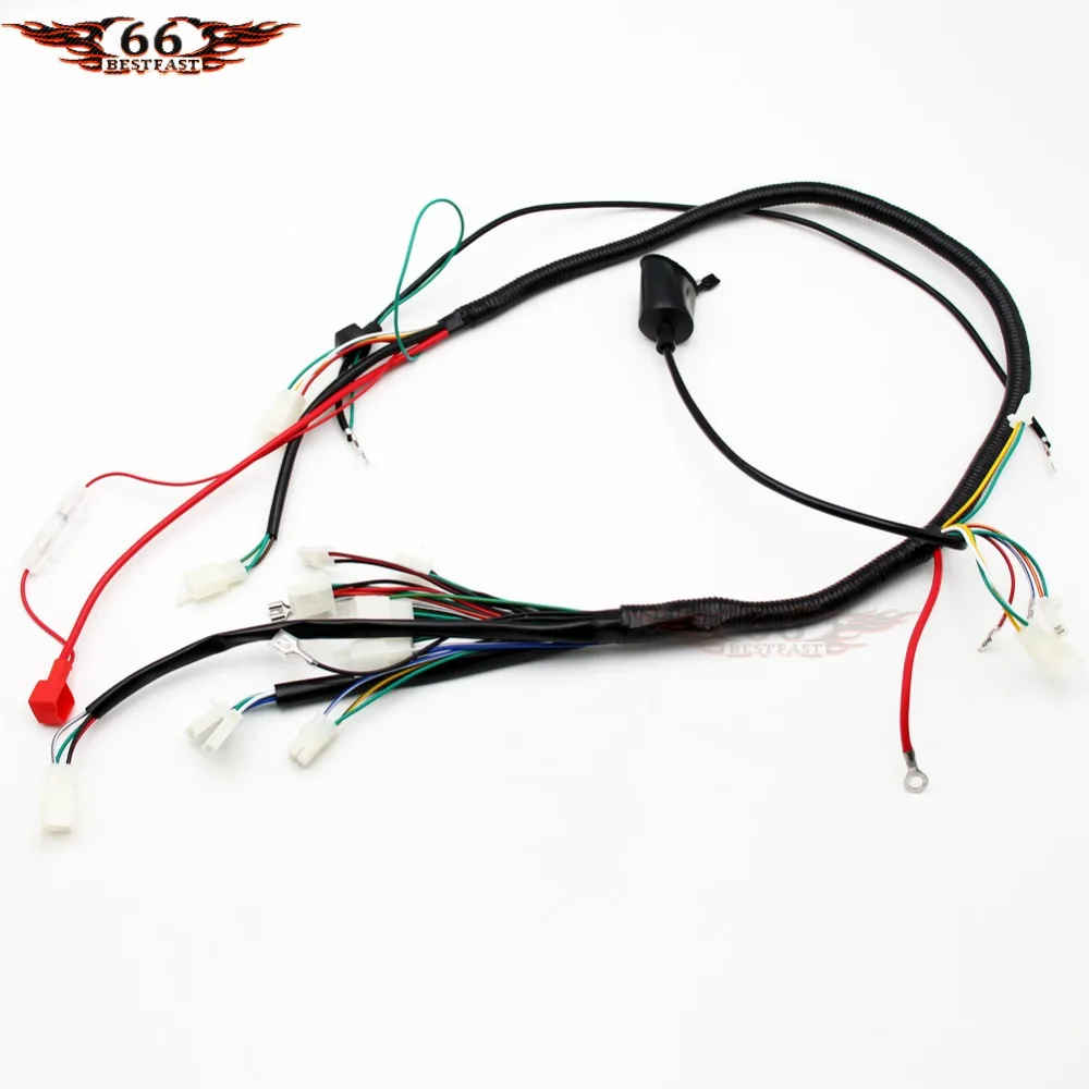 Жгут проводов GY6 Wireloom в сборе для скутера 125 куб. См 150 200 250 китайский Elecric Start Kandi ATV