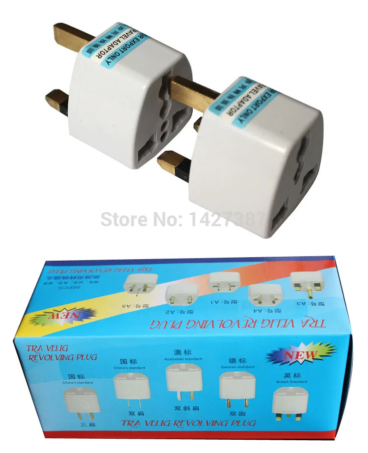 50 шт. Универсальный адаптер для путешествий евро Австралия США в Великобритании |