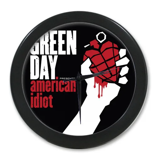 Brand New Custom Green Day Elegant Wall Clock 9.65 inch | Дом и сад