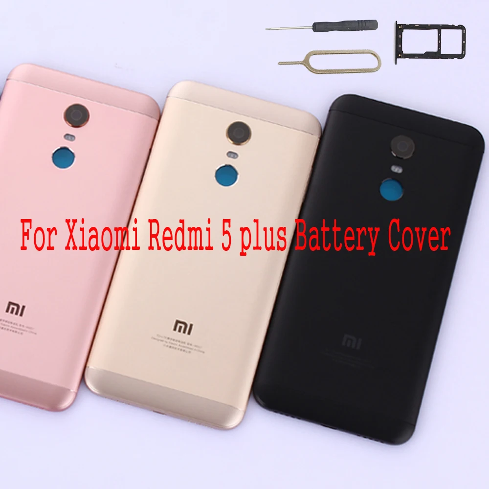 Новинка для xiaomi redmi 5 plus Задняя крышка батареи + Кнопки громкости питания лоток sim