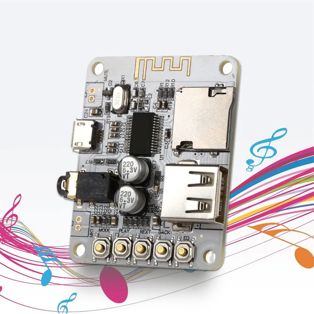 USB DC 5V Bluetooth 2 1 плата аудиоресивера беспроводной стерео музыкальный модуль со