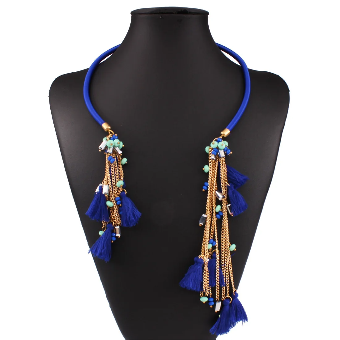 Популярные преувеличенные богемные романтические кисточки цепочка женские