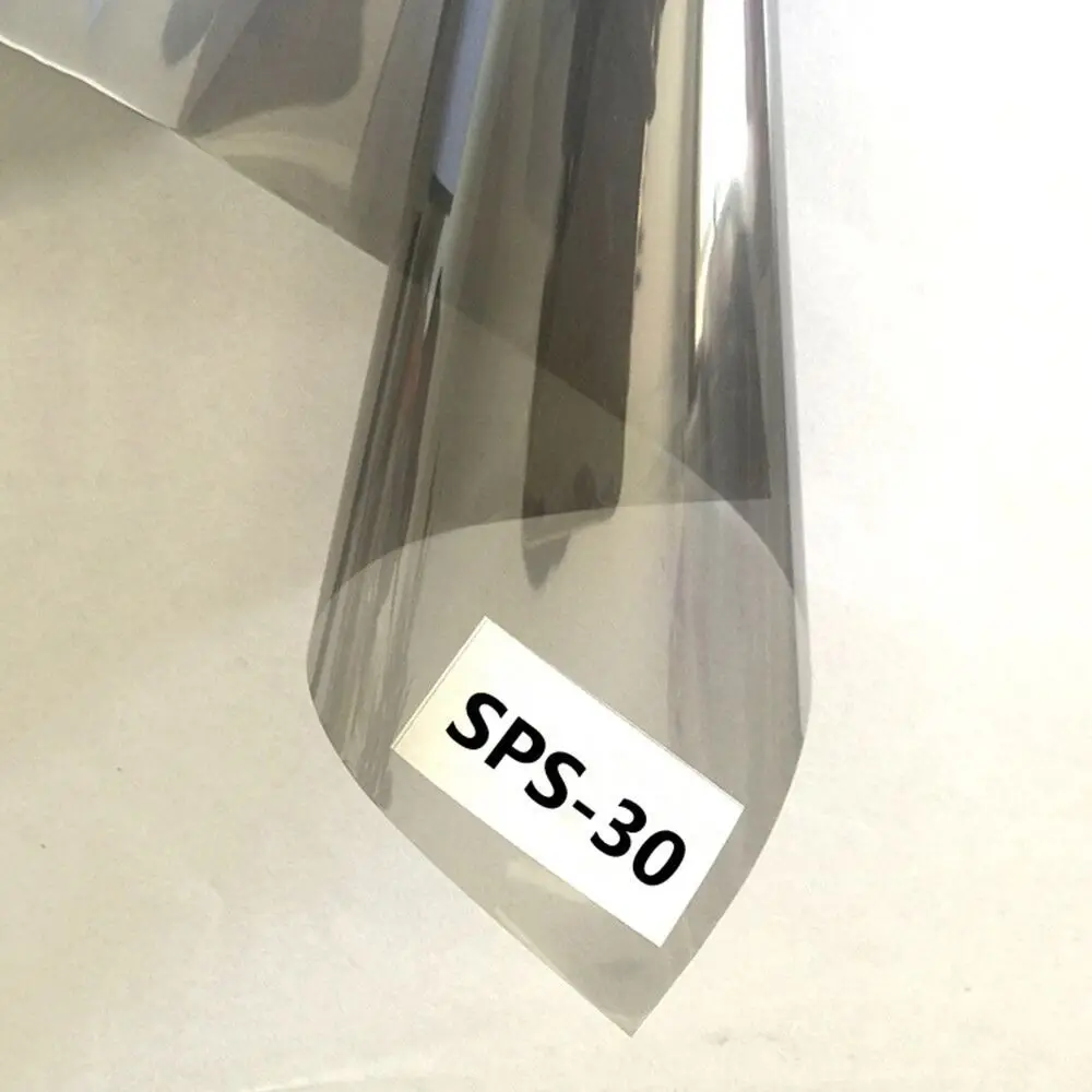 2mil Sputter Солнцезащитная пленка глянцевая серая Тонирующая VLT30 % автомобильная