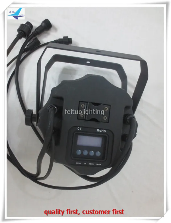 Светодиодный прожектор степень защиты IP65 5 в 1 2 шт./лот 24x15 Вт rgbwa DMX512 для дискотек