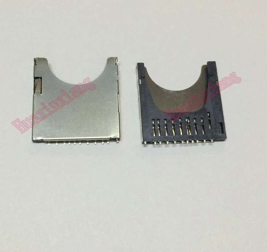 20 шт./лот разъем для sd карты 2 в 1 слот карт само Push/Pop up 10P|connector 2|push connectorpush push |