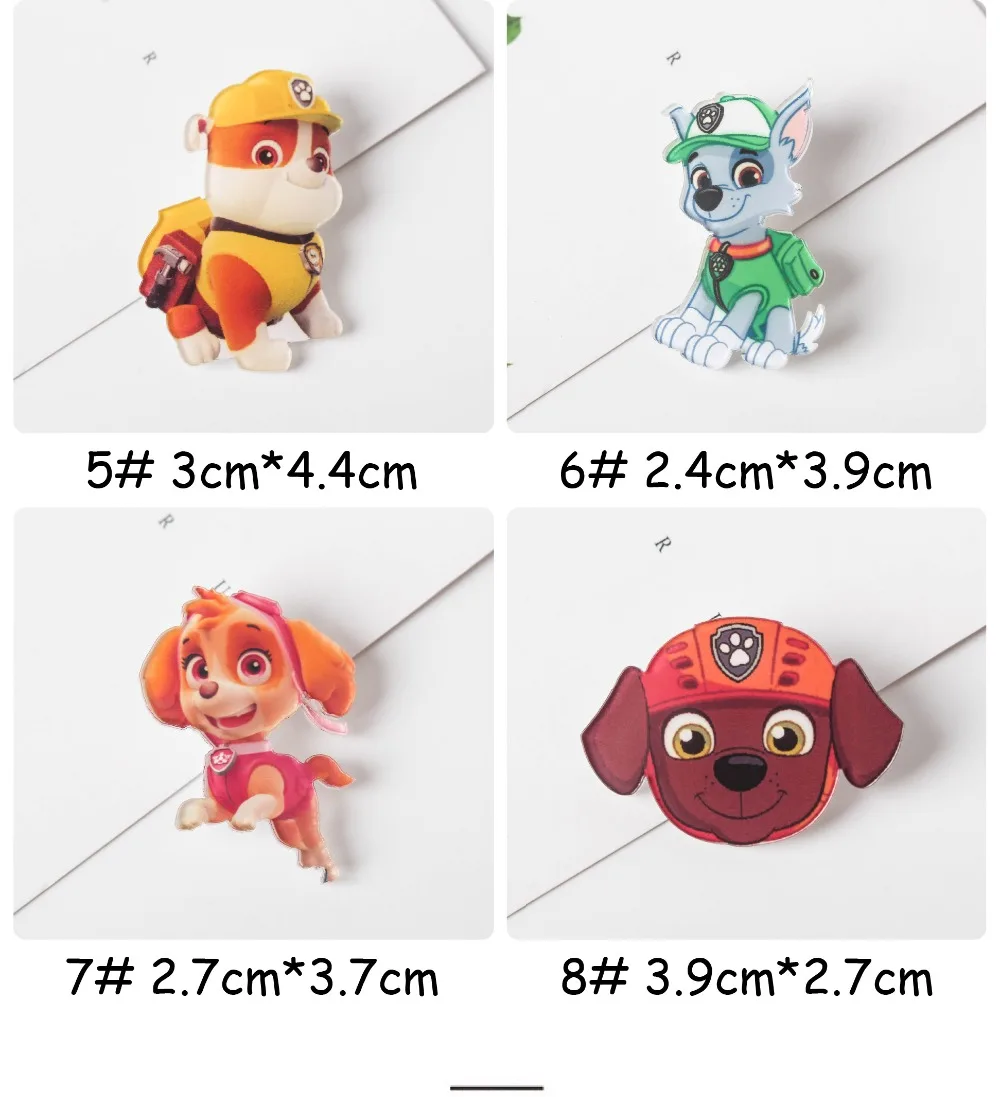 1 шт. красивая собачка значки с героями мультфильмов для Рюкзак Kawaii акриловый значки, одежд значки на рюкзака брошь на булавке значок украшения Z53