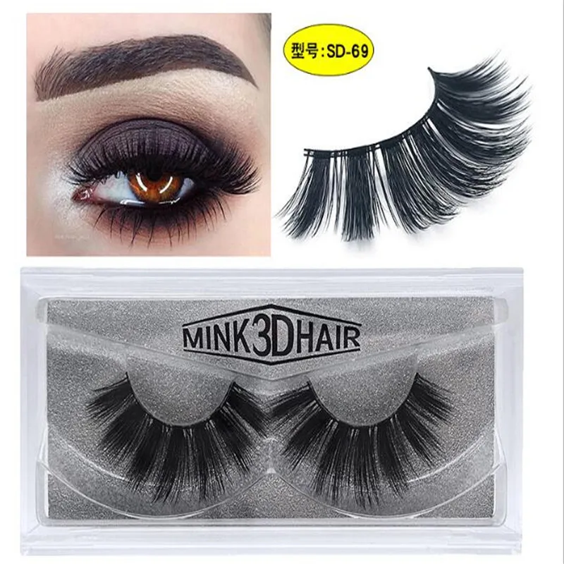 MEUTY PRO ресницы 3D норки волос Полный Газа Lashes Настоящее ручной пересечения толстый