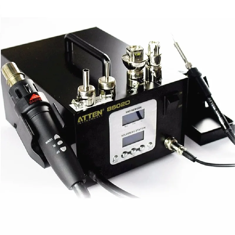 Паяльник с термофеном и ЖК дисплеем 2 в 1|station|irons clubsstation charger |