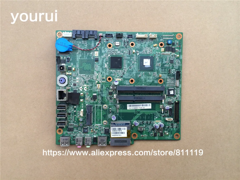 Yourui для Lenovo C200 DDR3 AIO материнской платы CIPTS V: 2 материнская плата на 100%