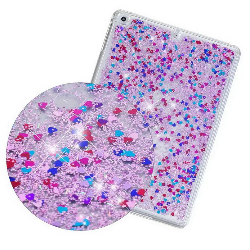 Чехол для планшета, для iPad Air, TPU, PC, зыбучие пески, динамический, жидкий, блестящий чехол, для iPad 9,7,, для iPad Air 2, противоударный чехол для воздуха