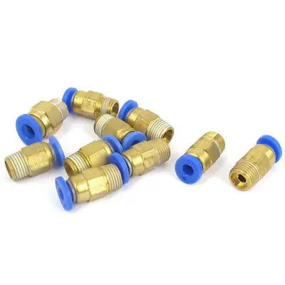

4mm Tube 1/8BSP Male Thread Pneumatic Quick Air Fitting Coupler Connector 10pcs