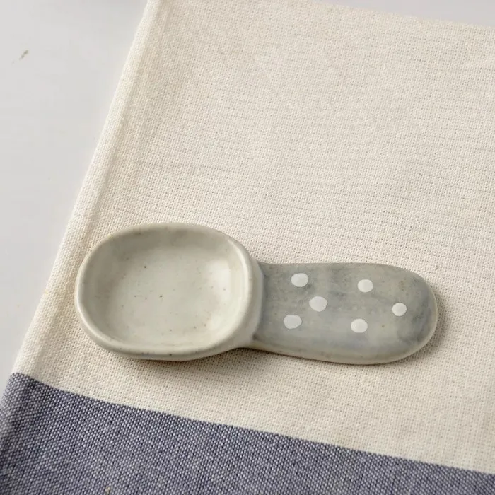 Spoon 4 шт. Миска набор посуды мультяшная ручная роспись керамическая посуда ручной работы детская Милая чаша для завтрака детская посуда - Цвет: Spoon