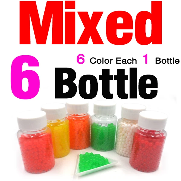 Mixed 6Bottle MNFT 6 бутылок, 70 г, 450 шт., шарики для ловли карпа с запахом, Желейная приманка, яйцевидное яйцо, приманки, морские приманки, рыболовные снасти - Цвет: Mixed 6Bottle