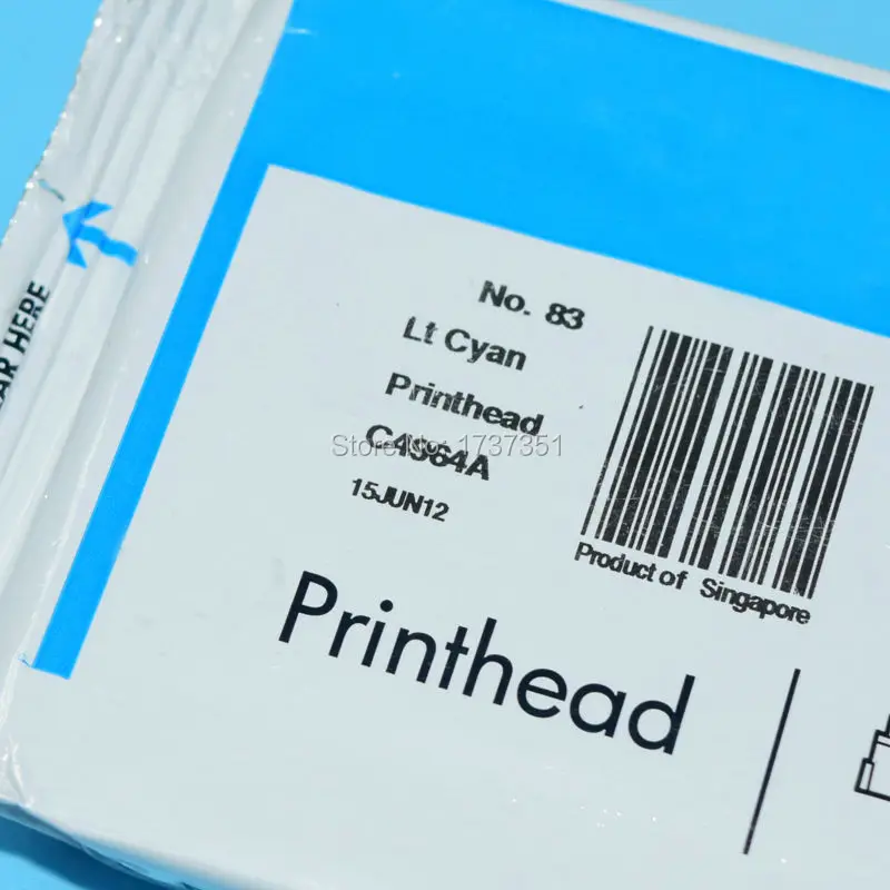 HP 83 светильник Cyan для C4964A печатающая головка LC Designjet 5000 настольный компьютер