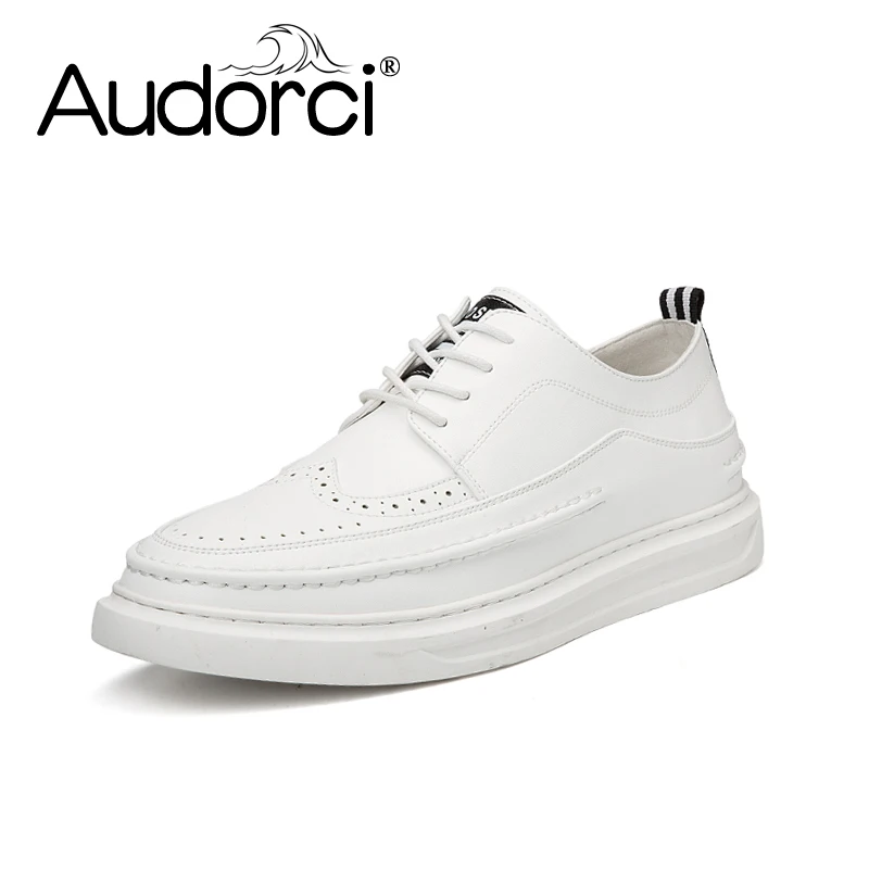 Audorci 2018 Весенняя мужская повседневная обувь высокого качества Мужская модная