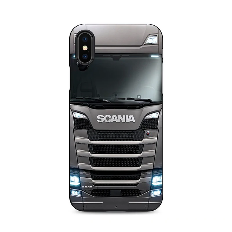 SCANIA грузовик мягкий силиконовый черный чехол для телефона для iPhone XR XS MAX 6 7 8 plus 5 5S 6s se для Apple X 10 лучший дизайн корпуса