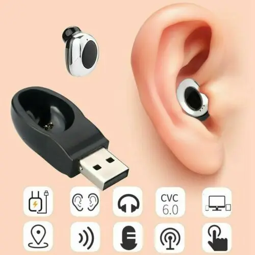 Мини TWS True беспроводные наушники в ухо стерео Bluetooth гарнитура 3D звук двойной