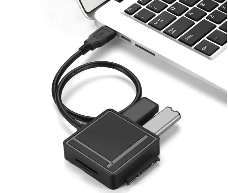 Адаптер USB3.1 для SATA TF/SD Card Reader USB 3 1 концентратор 2 порта конвертер 5 в многопортовый