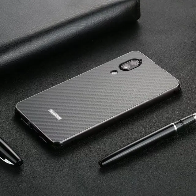 Чехол для SHARP AQUOS S2 металлический алюминиевый бампер+ матовый Гибридный чехол из углеродного волокна 2 в 1 противоударный чехол для задней панели