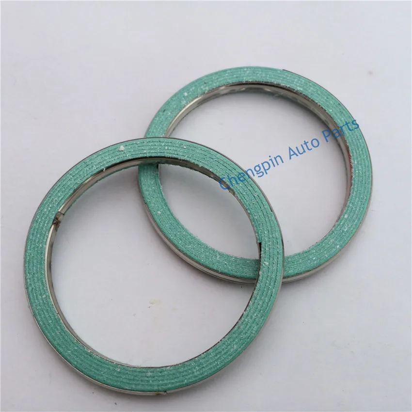 (2 шт./лот) автозапчасти фланец выхлопной трубы прокладка сзади OEM #90917-06046 для TOYOTA