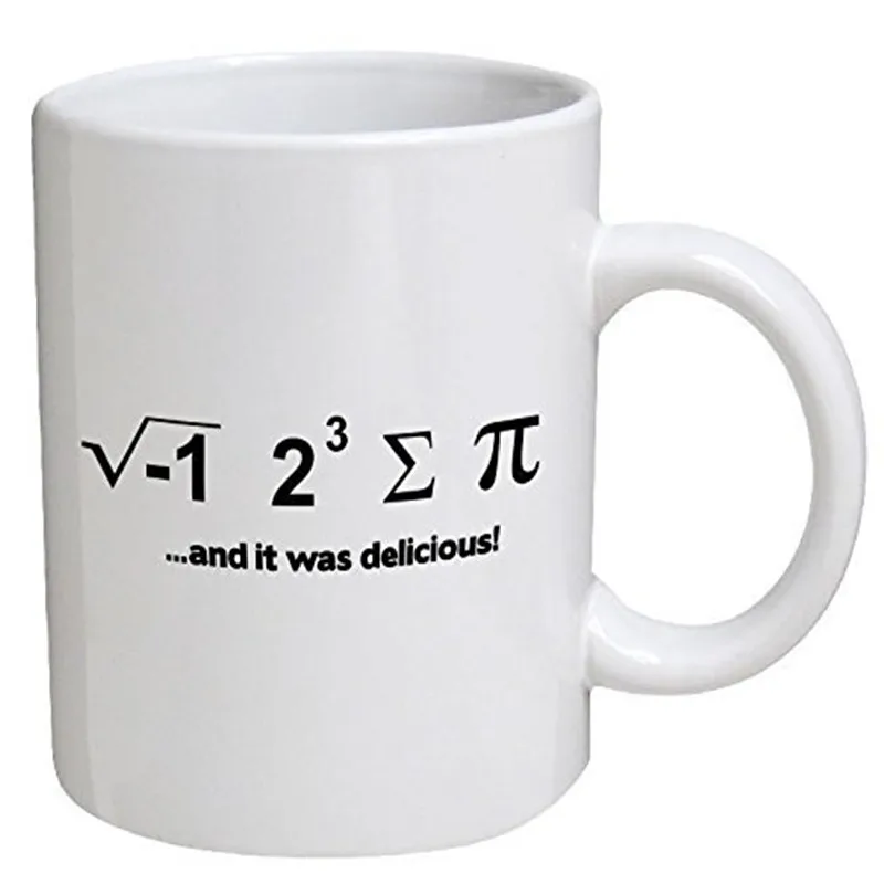 Забавная кружка я съел немного и это было вкусно. Math Geek 11 унций чашки для кофе