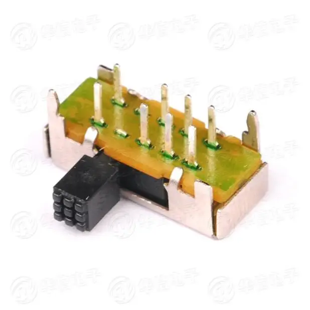 20pcs Double pole double throw switch / horizontal toggle side dial 2 row 3rd gear (2P3T) SK-23D06G5 | Электроника
