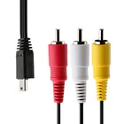 Камера Аудио Видео AV кабель 5 PIN Mini USB к 3 RCA для Canon EOS 5D2 5D Mark III 6D 7D 60D 70D 700D 760D G7X G1X SX50 SX60 G16