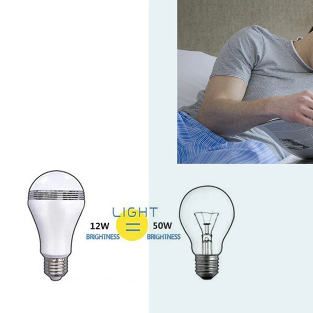 E27 Bluetooth Music Led Lightbulb Colorful Stage Smart Remote Control Bulb | Электроника